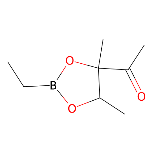 Ethanone, 1-(2-ethyl-4,5-dimethyl-1,3,2-dioxaborolan-4-yl)- structure