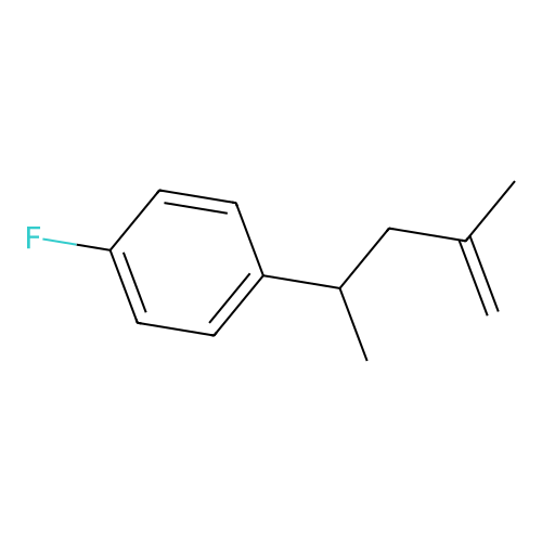 Benzene, 1-(1,3-dimethyl-3-butenyl)-4-fluoro- structure