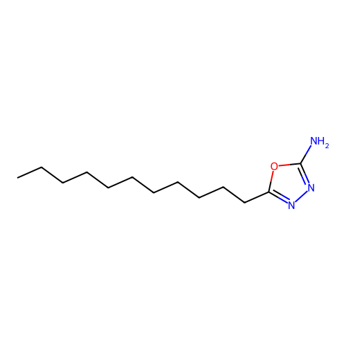 5-Undecyl-1,3,4-oxadiazol-2(3H)-imine structure