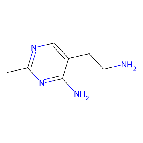 5-(2-Aminoethyl)-2-methylpyrimidin-4-amine structure