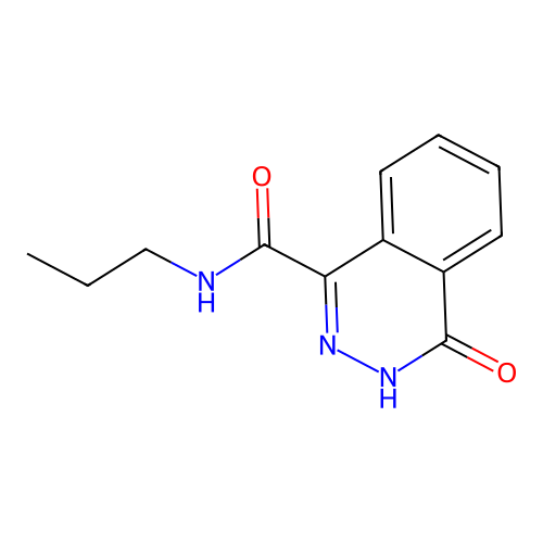 4-oxo-N-propyl-3H-phthalazine-1-carboxamide structure