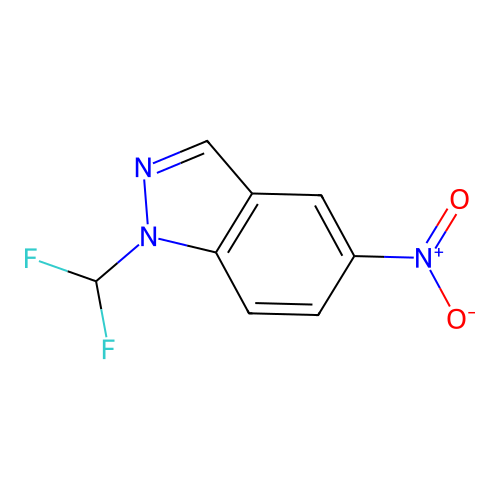 1-(Difluoromethyl)-5-nitroindazole structure