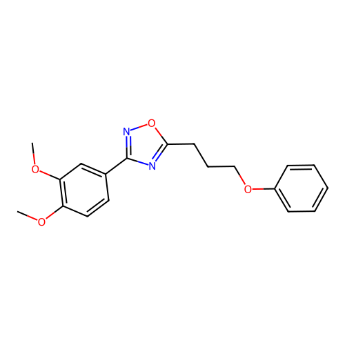 3-(3,4-Dimethoxyphenyl)-5-(3-phenoxypropyl)-1,2,4-oxadiazole structure