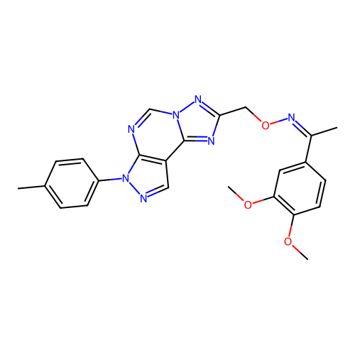 C24H23N7O3 structure
