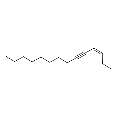 3-Tetradecen-5-yne, (Z)- structure