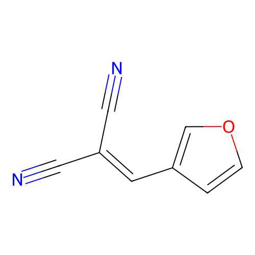 3-呋喃亚甲基丙二腈 structure