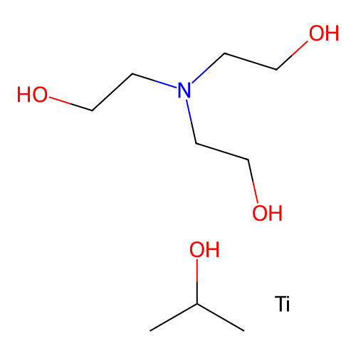 2-[Bis(2-hydroxyethyl)amino]ethanol;propan-2-ol;titanium structure