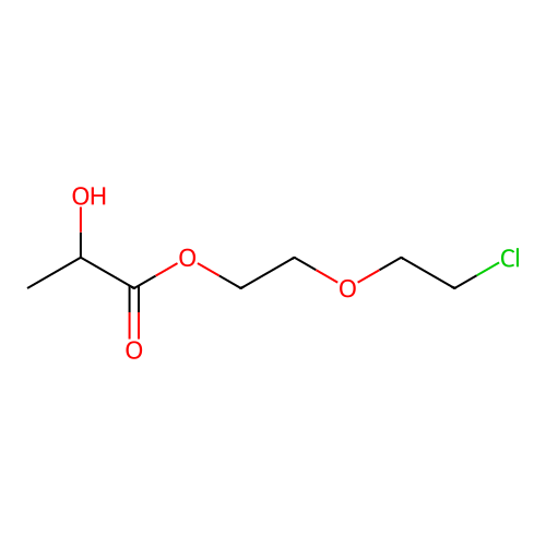 2-(2-Chloroethoxy)ethyl 2-hydroxypropanoate structure