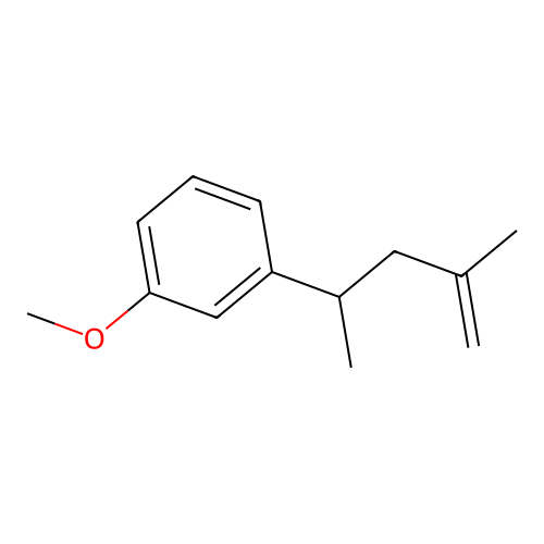 Benzene, 1-(1,3-dimethyl-3-butenyl)-3-methoxy- structure