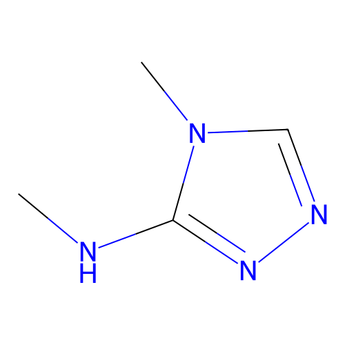 N,4-dimethyl-4H-1,2,4-triazol-3-amine structure