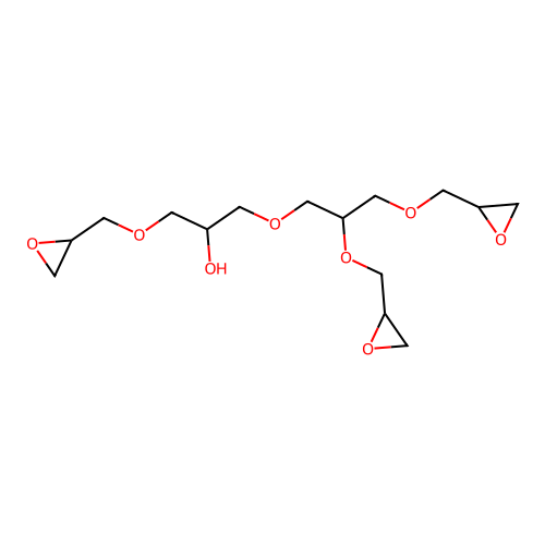 2-Propanol, 1-[2,3-bis(oxiranylmethoxy)propoxy]-3-(oxiranylmethoxy)- structure