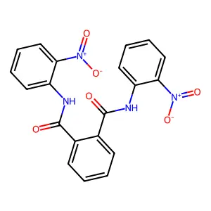 N~1~,N~2~-Bis(2-nitrophenyl)benzene-1,2-dicarboximidic acid structure