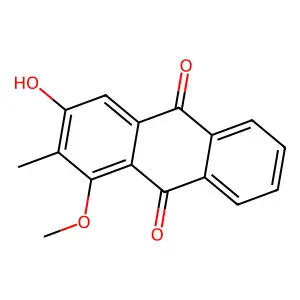 甲基异茜草素1-甲醚 structure