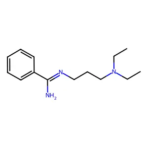 N'-[3-(二乙氨基)丙基]苯甲脒 structure