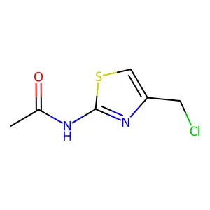 2-Acetamido-4-chloromethylthiazole structure