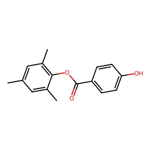 (2,4,6-Trimethylphenyl) 4-hydroxybenzoate structure