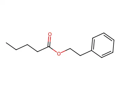 Phenethyl valerate structure