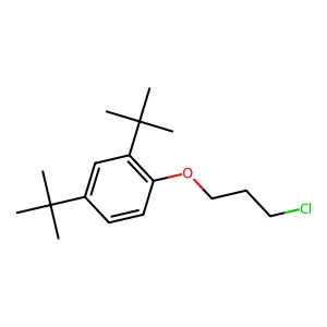 2,4-Ditert-butyl-1-(3-chloropropoxy)benzene structure