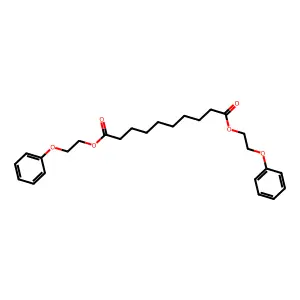 Bis(2-phenoxyethyl) decanedioate structure