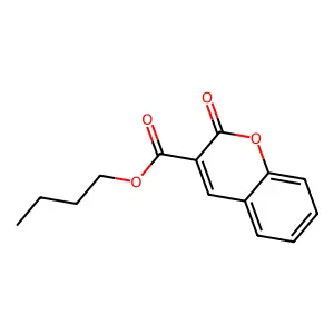 Butyl coumarin-3-carboxylate structure