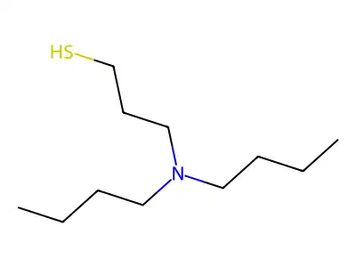1-Propanethiol, 3-(dibutylamino)- structure