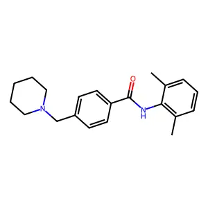 Benzamide, N-(2,6-dimethylphenyl)-4-(1-piperidin structure