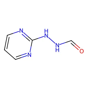 N-(pyrimidin-2-ylamino)formamide structure