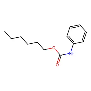 Hexyl phenylcarbamate structure
