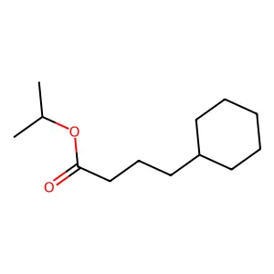 Propan-2-yl 4-cyclohexylbutanoate structure