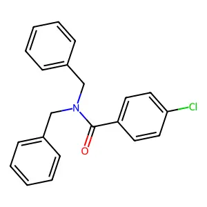 N,N-dibenzyl-4-chlorobenzamide structure