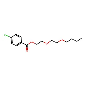 2-(2-Butoxyethoxy)ethyl 4-chlorobenzoate structure