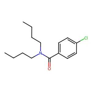 Benzamide, N,N-dibutyl-4-chloro- structure