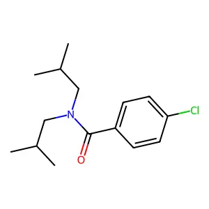 4-Chloro-N,N-bis(2-methylpropyl)benzamide structure