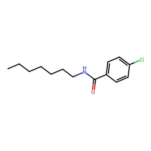 4-chloro-N-heptylbenzamide structure