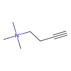 But-3-ynyl-trimethyl-azanium structure
