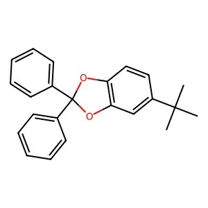 5-tert-Butyl-2,2-diphenyl-2H-1,3-benzodioxole structure