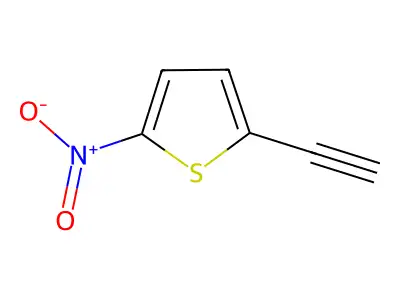 2-Ethynyl-5-nitrothiophene structure