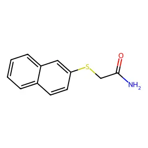 Acetamide, 2-(2-naphthalenylthio)- structure