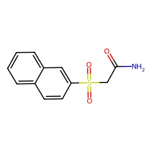 2-Naphthalen-2-ylsulfonylacetamide structure