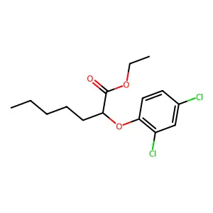 Ethyl 2-(2,4-dichlorophenoxy)heptanoate structure