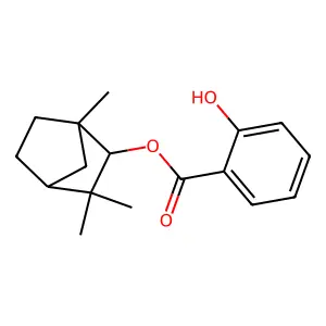 1,3,3-Trimethylbicyclo(2.2.1)hept-2-yl salicylate structure