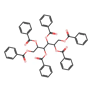 D-Mannitol, hexabenzoate structure