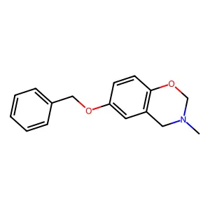 3-Methyl-6-phenylmethoxy-2,4-dihydro-1,3-benzoxazine structure