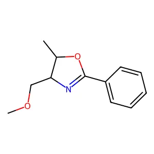4-(Methoxymethyl)-5-methyl-2-phenyl-4,5-dihydro-1,3-oxazole structure