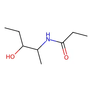 N-(3-hydroxypentan-2-yl)propanamide structure