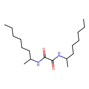 N,N'-di(octan-2-yl)oxamide structure