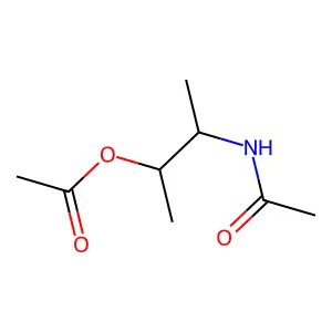 3-Acetamidobutan-2-yl acetate structure