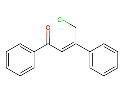 4-Chloro-1,3-diphenylbut-2-en-1-one structure