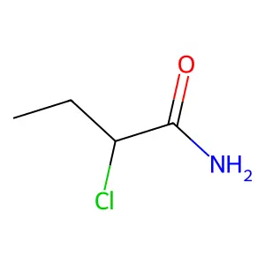 2-Chlorobutyramide structure