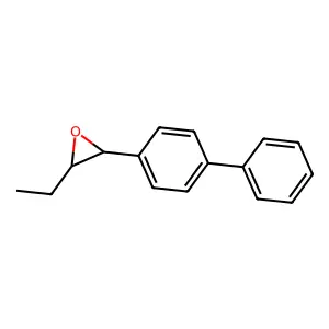 2-Ethyl-3-(4-phenylphenyl)oxirane structure